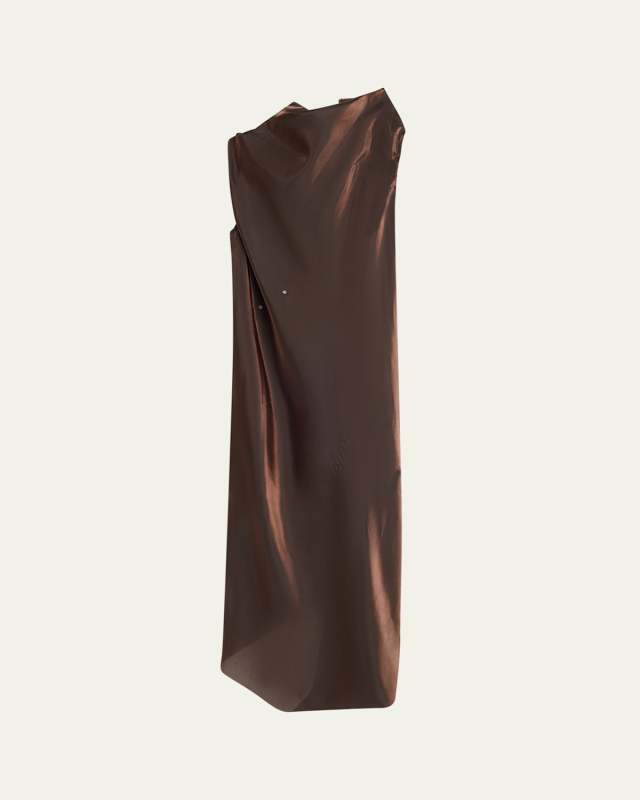 Eau Long Draped Dress
